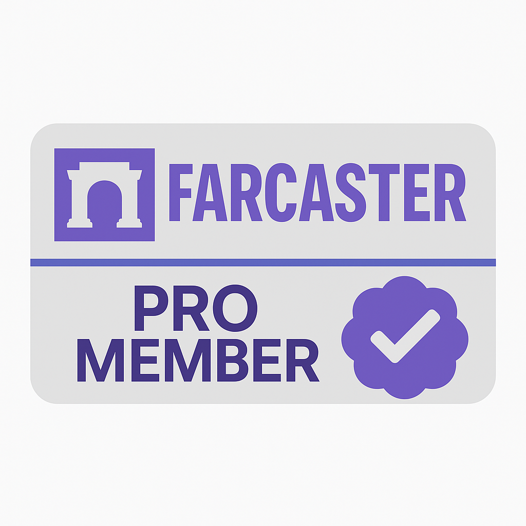 Farcaster Pro Membership Card - Farcaster Mini Apps